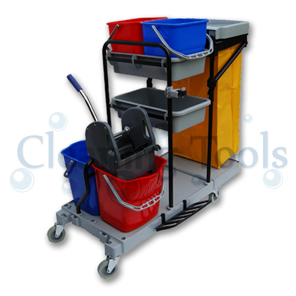 Multi Function Mopping Trolley