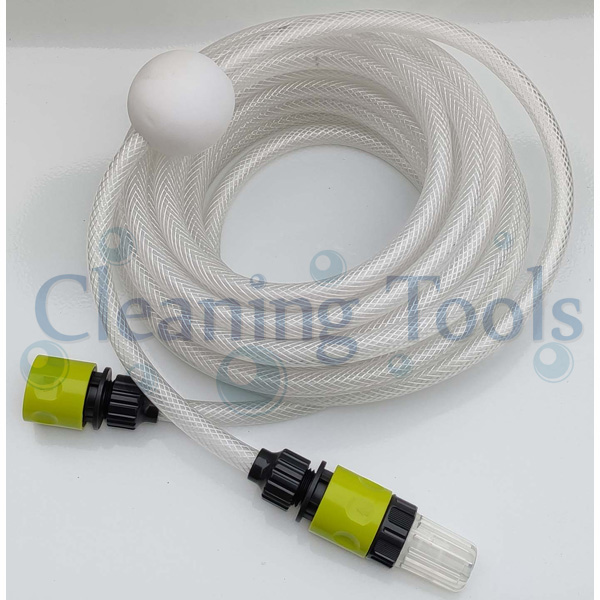 10M Suction Hose Pipe With Filter And Quick Fit Connector For All Pressure Washers With Floating Ball
