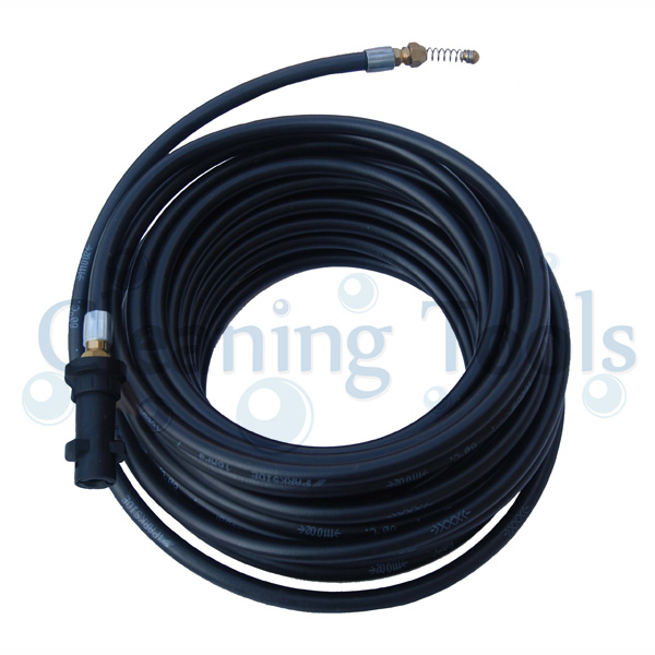 Karcher K Series Pressure Washer DrainSewer Pipe Cleaning Hose With 4 Jets 15 Meter Long Karcher K Series Pressure Washer DrainSewer Pipe Cleaning Hose With 4 Jets (15 Meter Long)