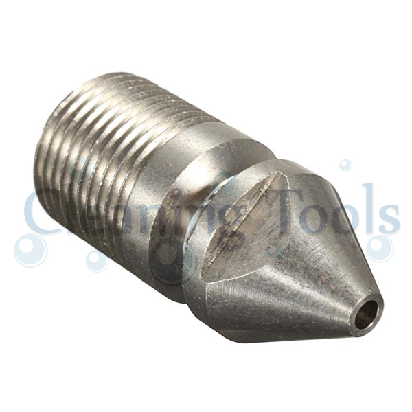 Pressure Washer Drain / Sewer Cleaning Jetter Nozzle (9 Jets) 3/8" Male 5.5